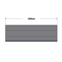 61-250-0 MODULAR SOLUTIONS SLIDE PROFILE DUAL PROFILE GUIDE 32MM, 2M